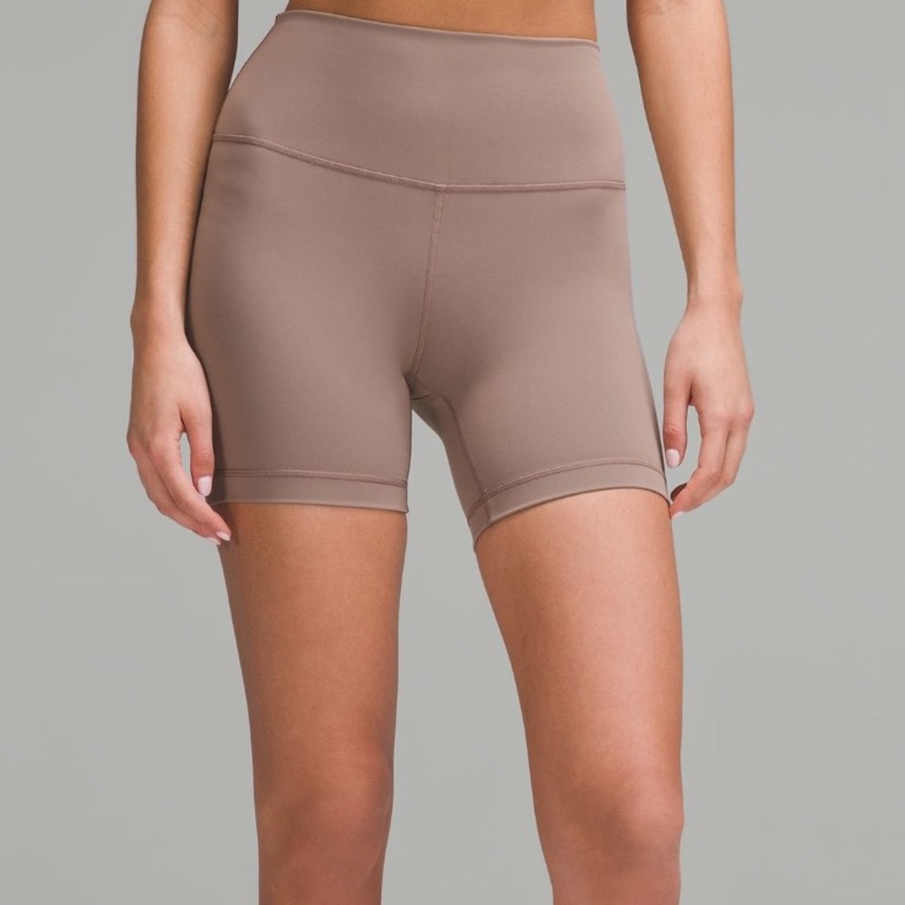 Pink Lululemon 6” Wonder Train High rise short